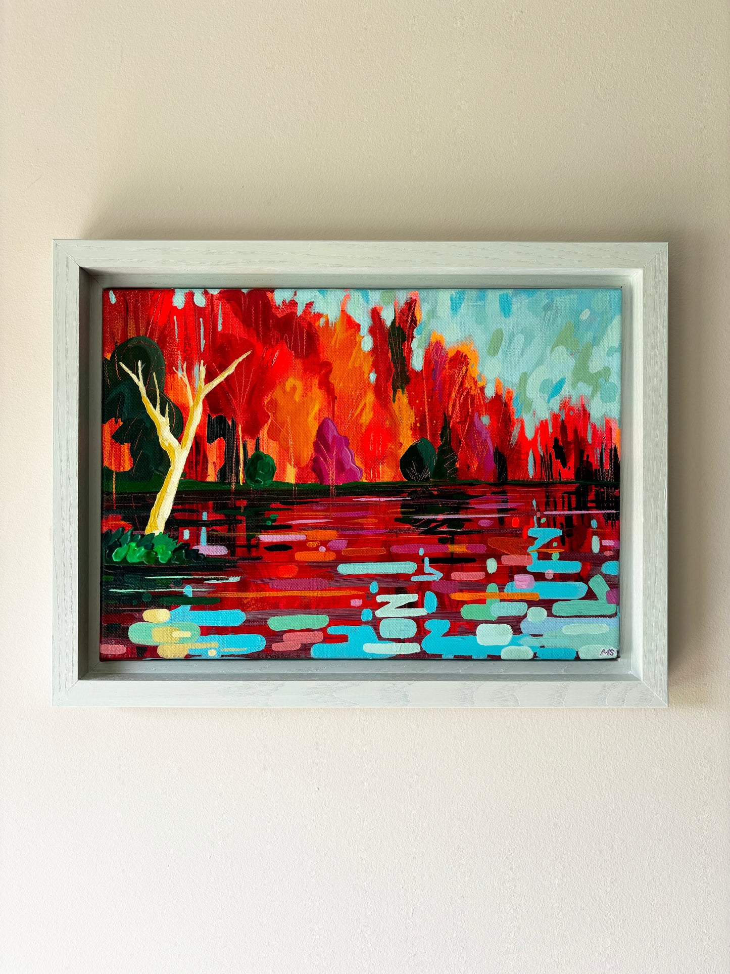 Autumn Lake - original painting