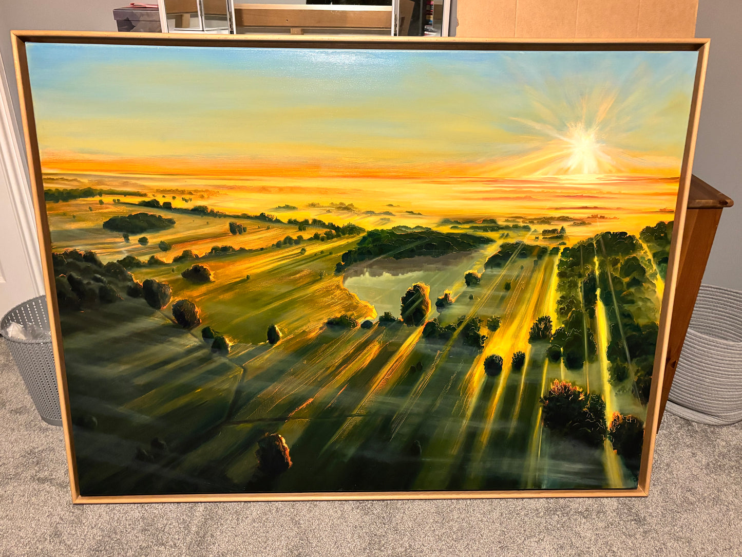 ‘Sunrise on Corsham Court 1’ - original painting