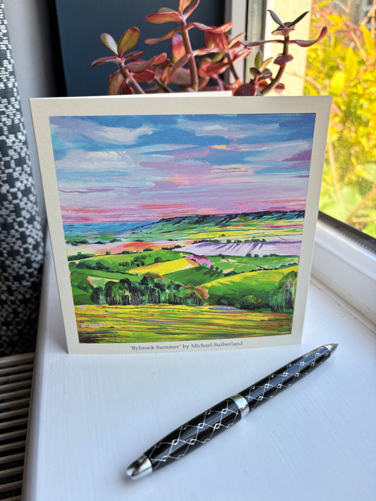 Bybrook Summer - blank greetings card