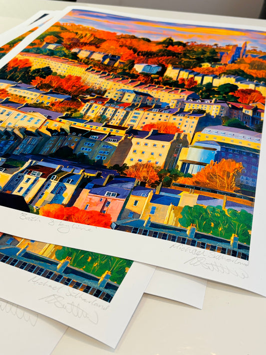 Bath Skyline - print options