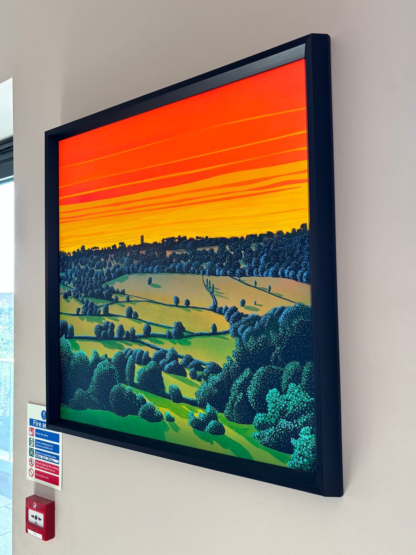 Under the Red Sky 9 - original painting
