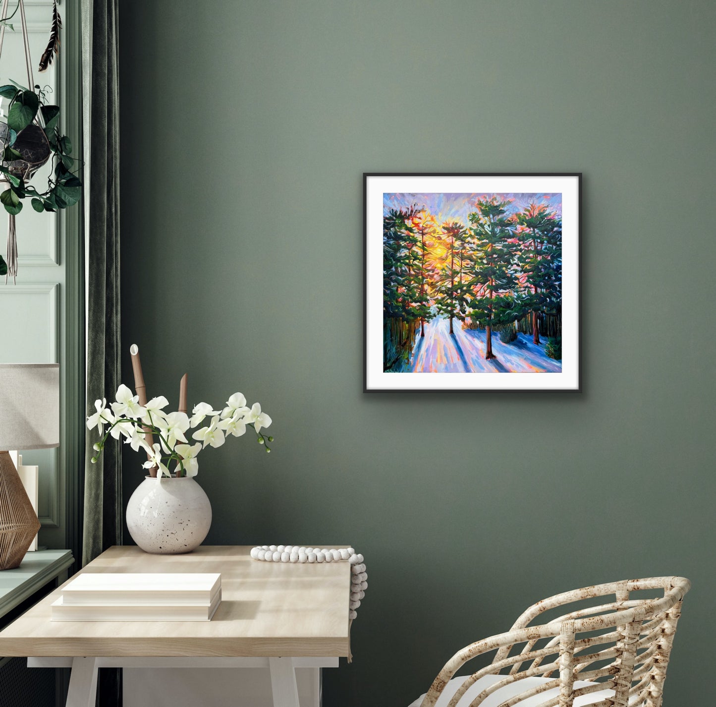 Corsham Winter Woods - Print options