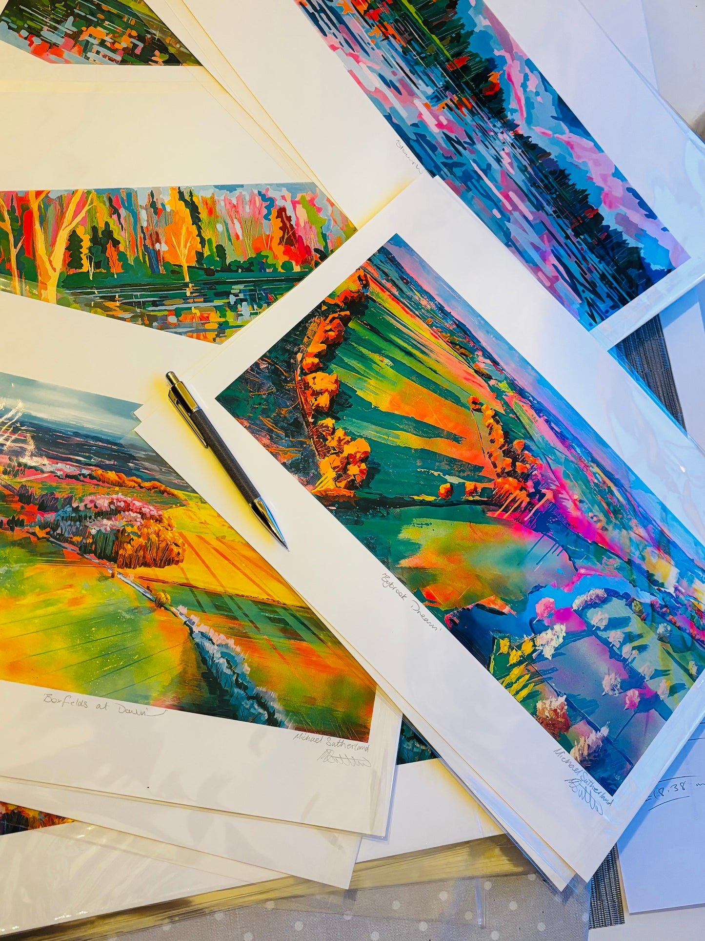 Boxfields at Dawn - print options