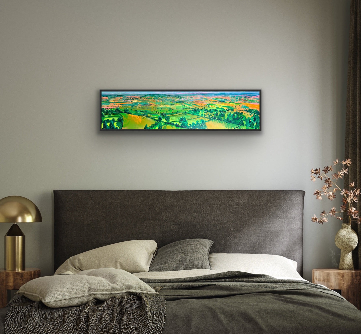 Golden Hour from Glastonbury Tor 2 - Original painting