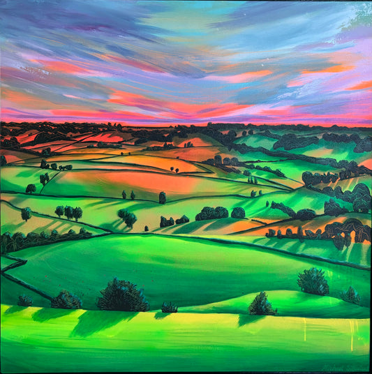 Under the Red Sky 8 - original painting