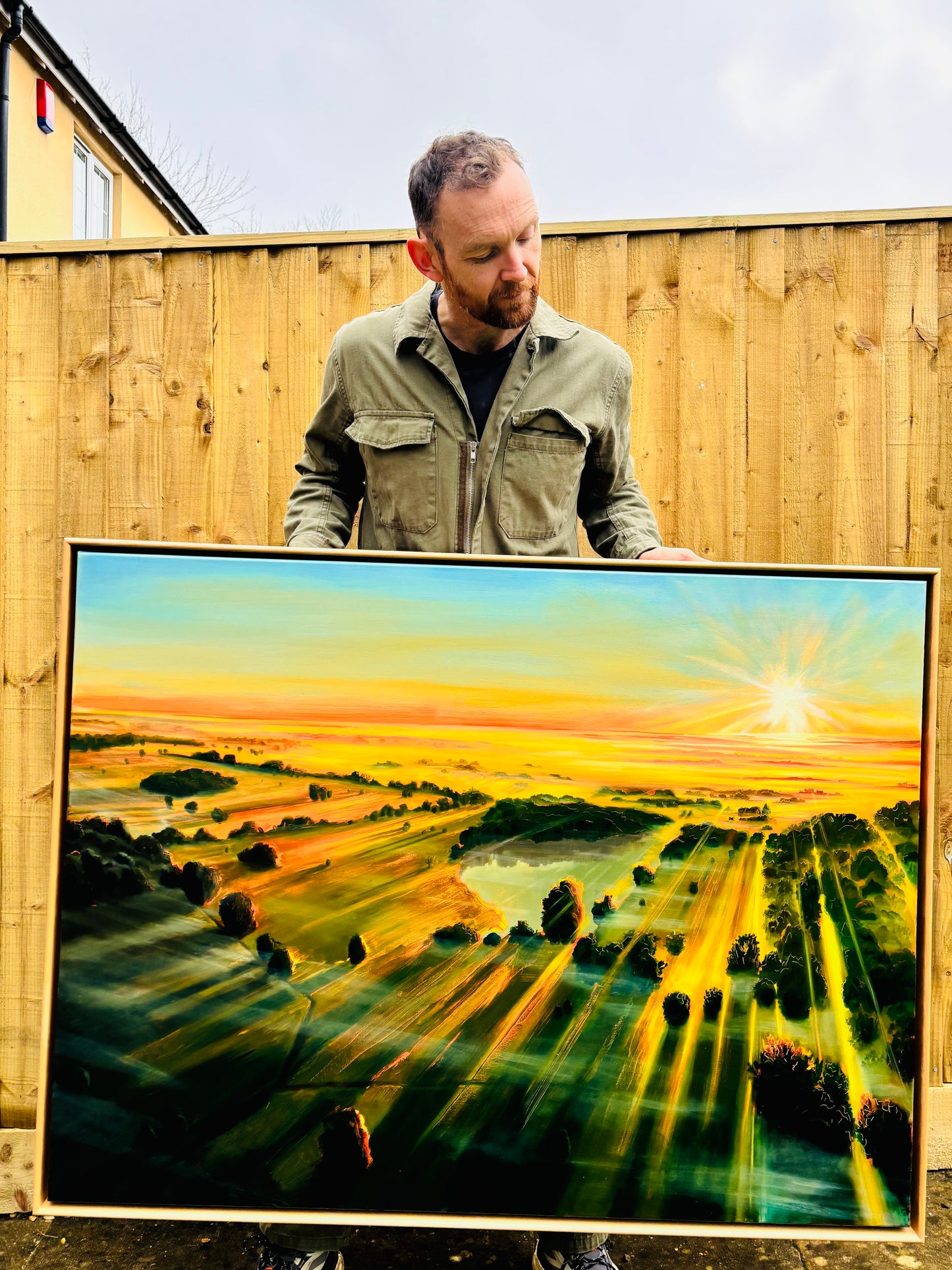 ‘Sunrise on Corsham Court 1’ - original painting