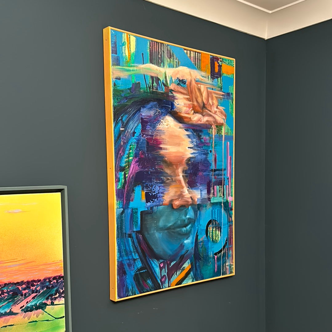 ‘Blurred and Rising’ - framed original