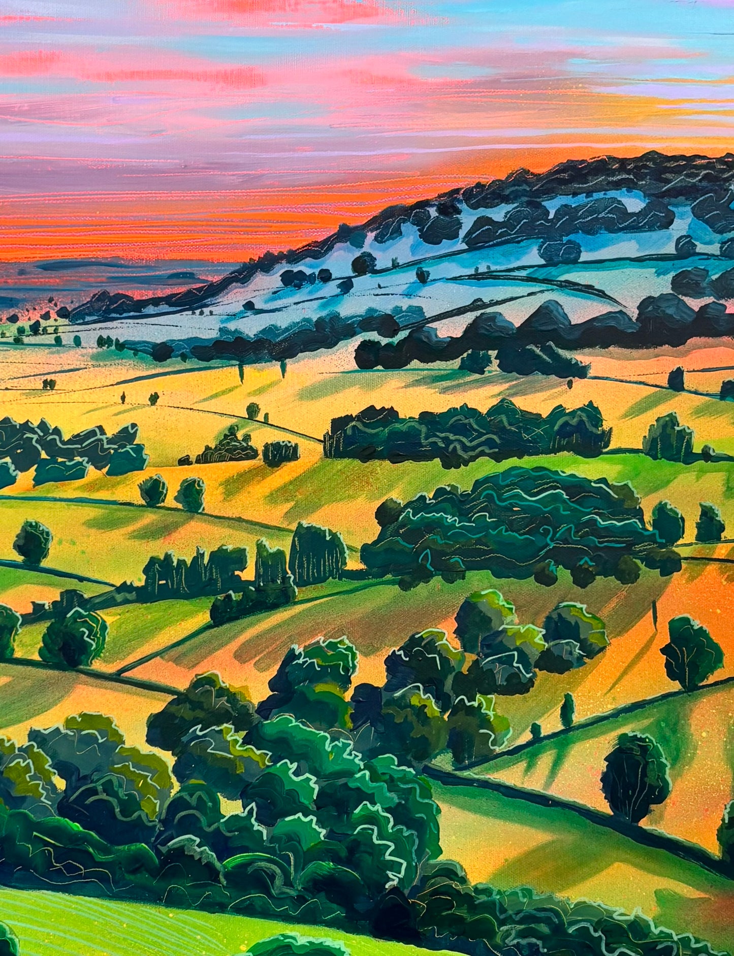 'By Brook, Batheaston and Bath' - original painting