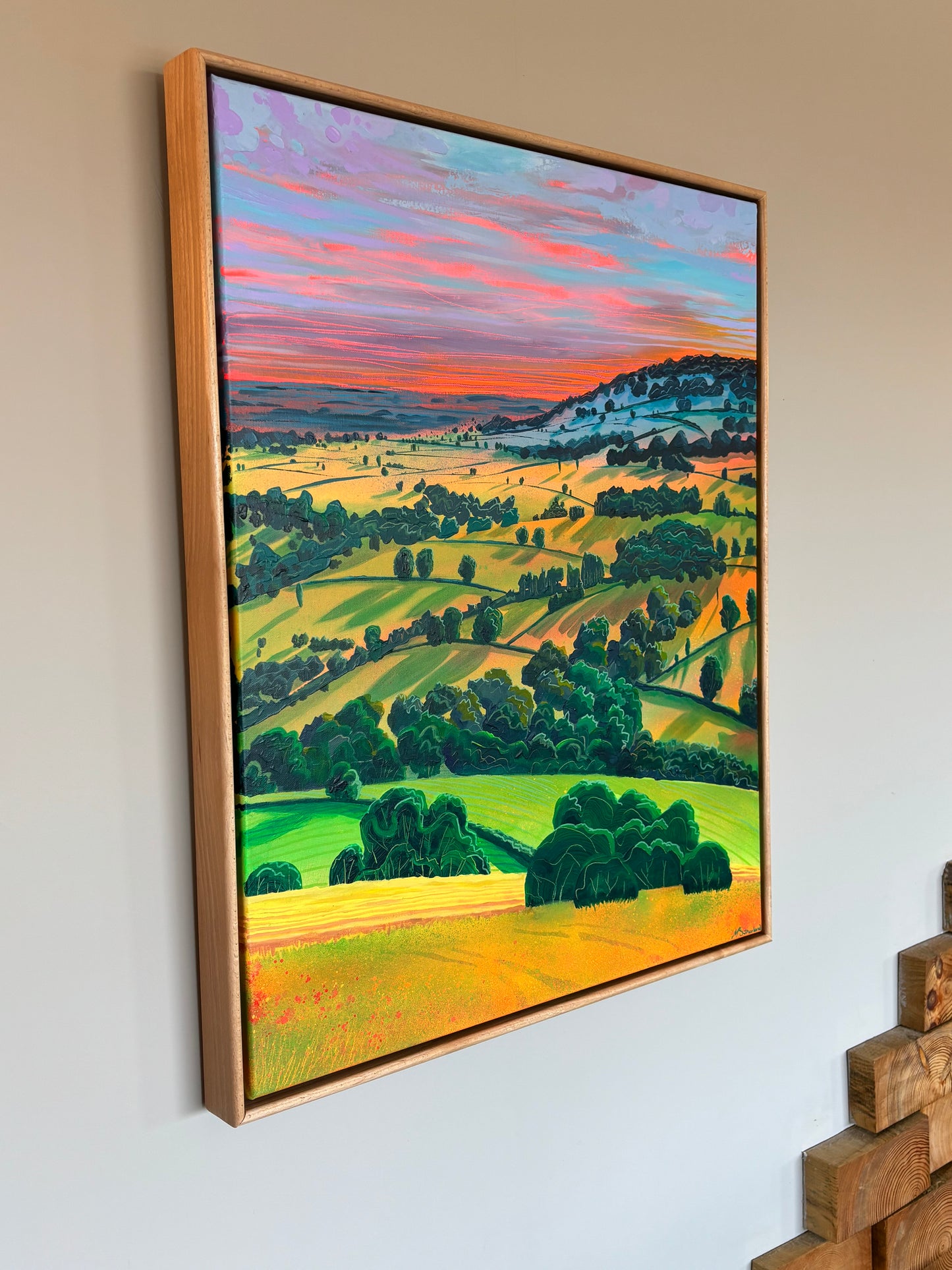 'By Brook, Batheaston and Bath' - original painting