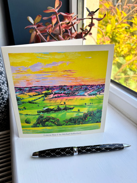 Colerne Rise 2 - blank greetings card