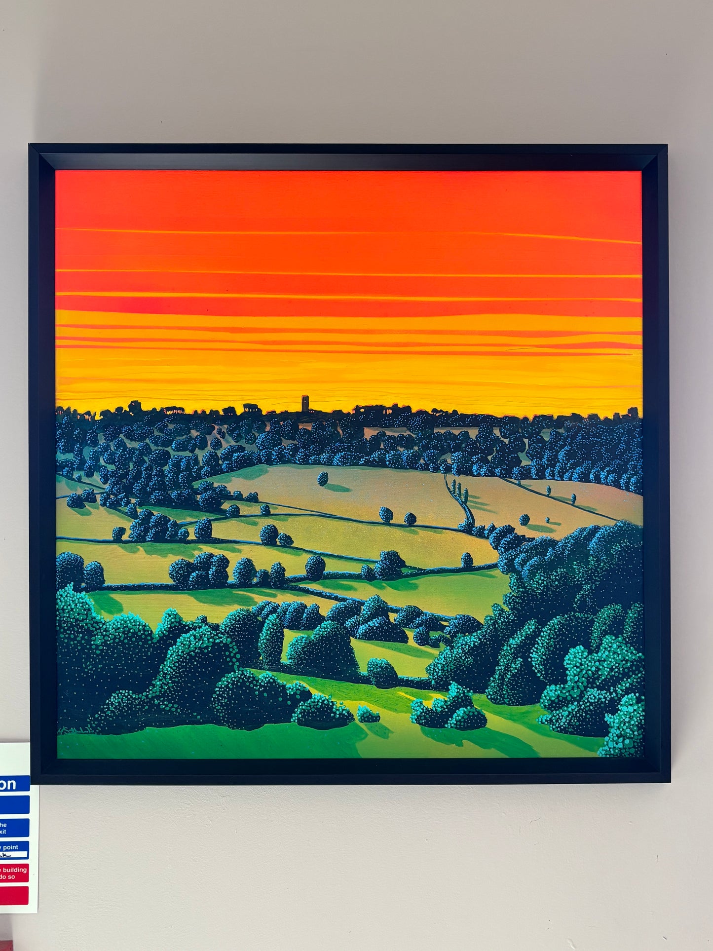 Under the Red Sky 9 - original painting