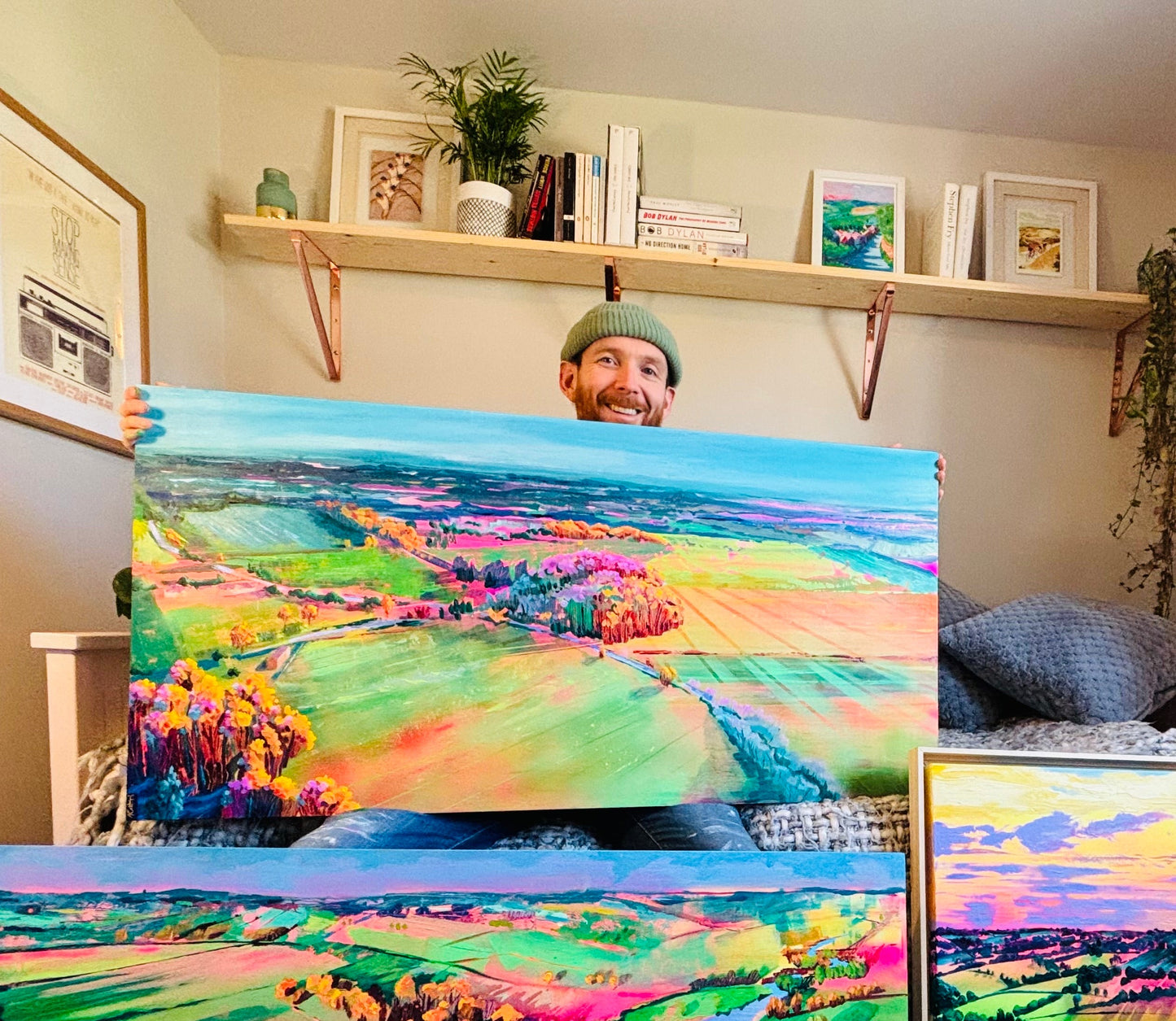 Boxfields at Dawn - Original painting