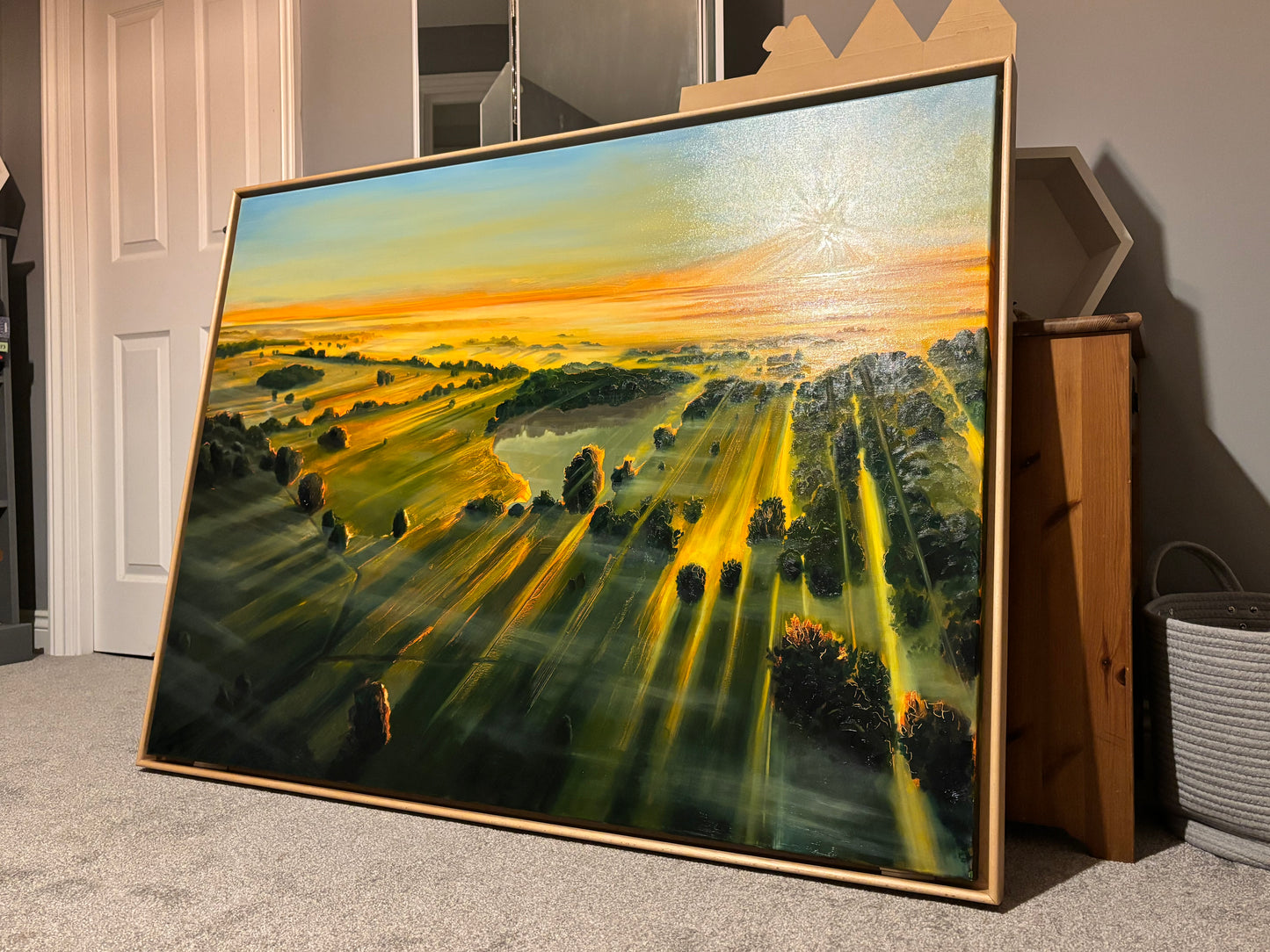 ‘Sunrise on Corsham Court 1’ - original painting