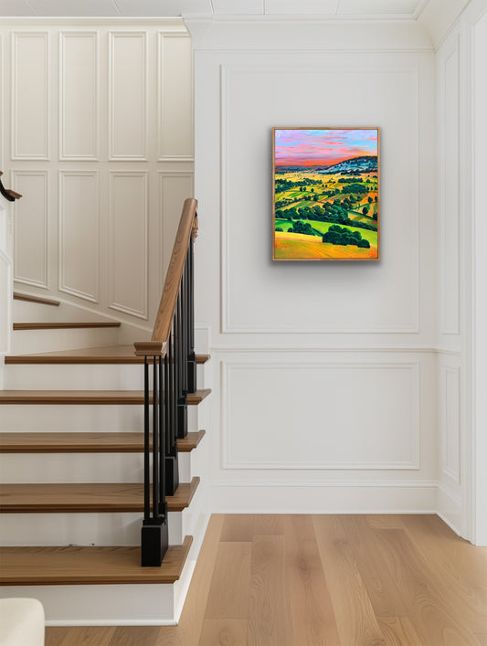 'By Brook, Batheaston and Bath' - original painting