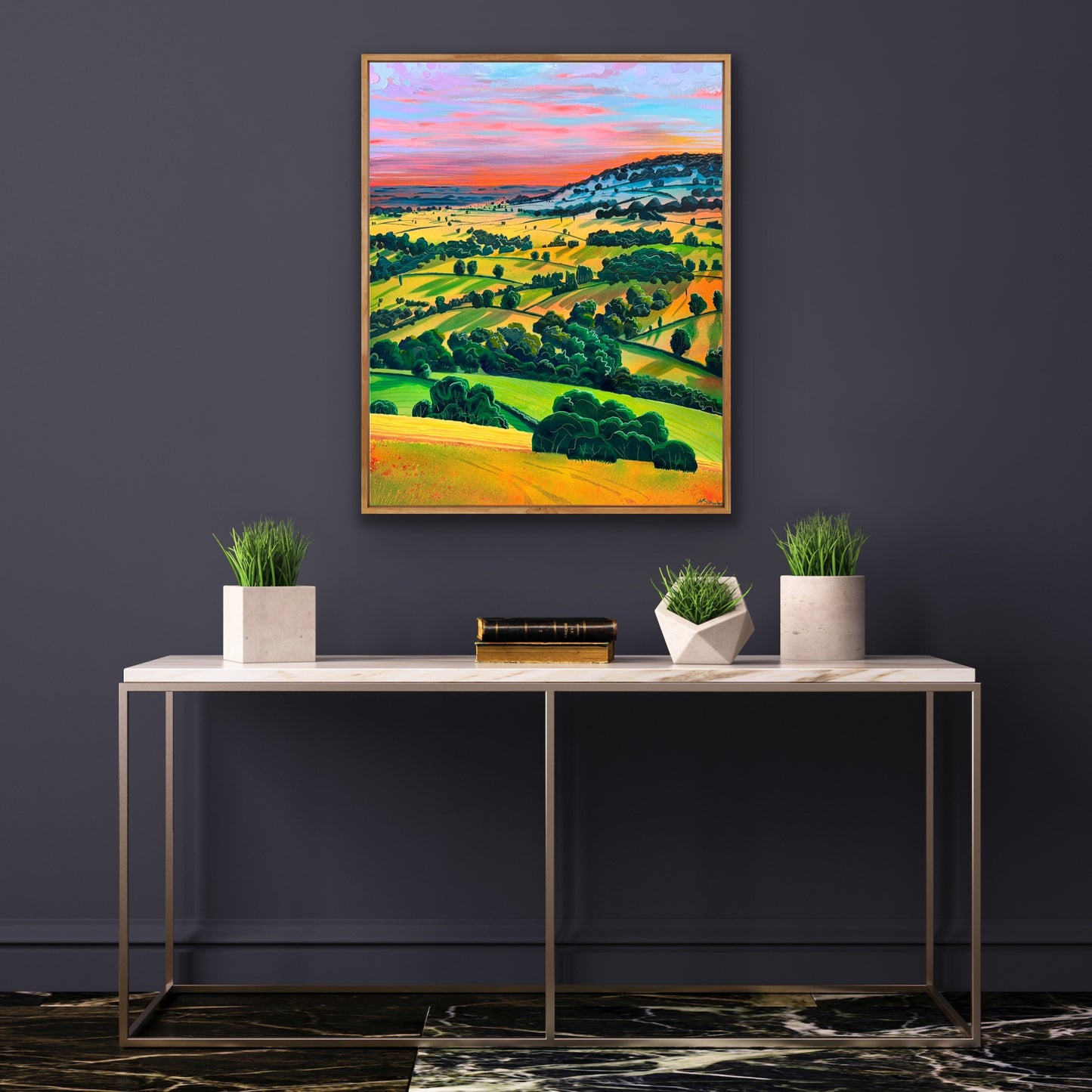 'By Brook, Batheaston and Bath' - original painting