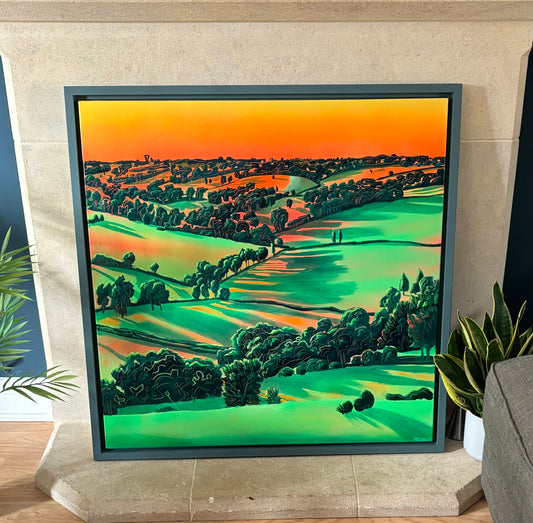 Under the Red Sky 4 - original painting