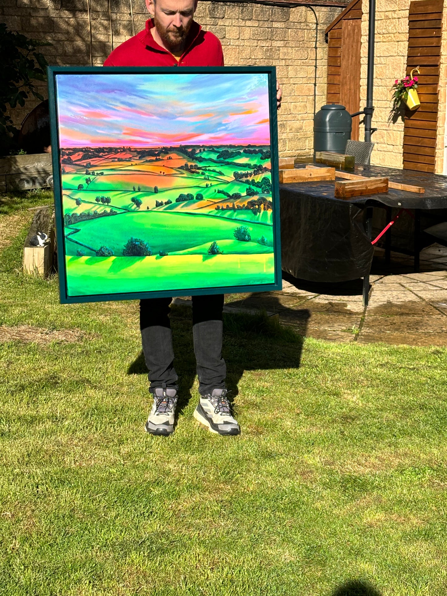 Under the Red Sky 8 - original painting