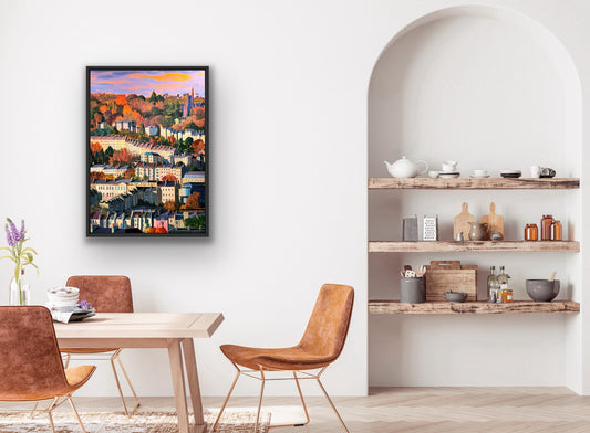 Bath Skyline - print options