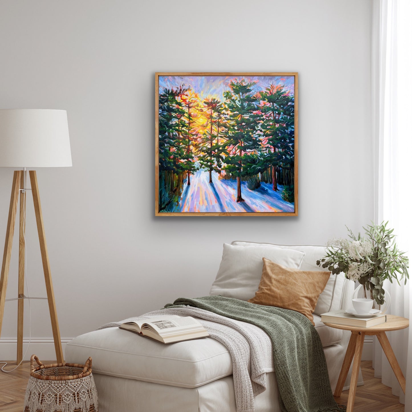 Corsham Winter Woods - original painting