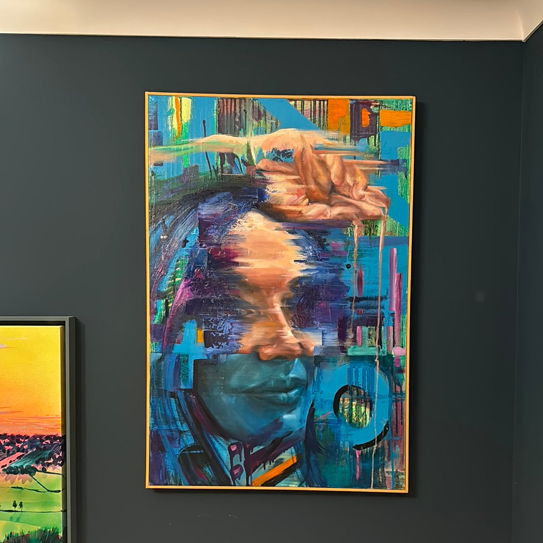 ‘Blurred and Rising’ - framed original