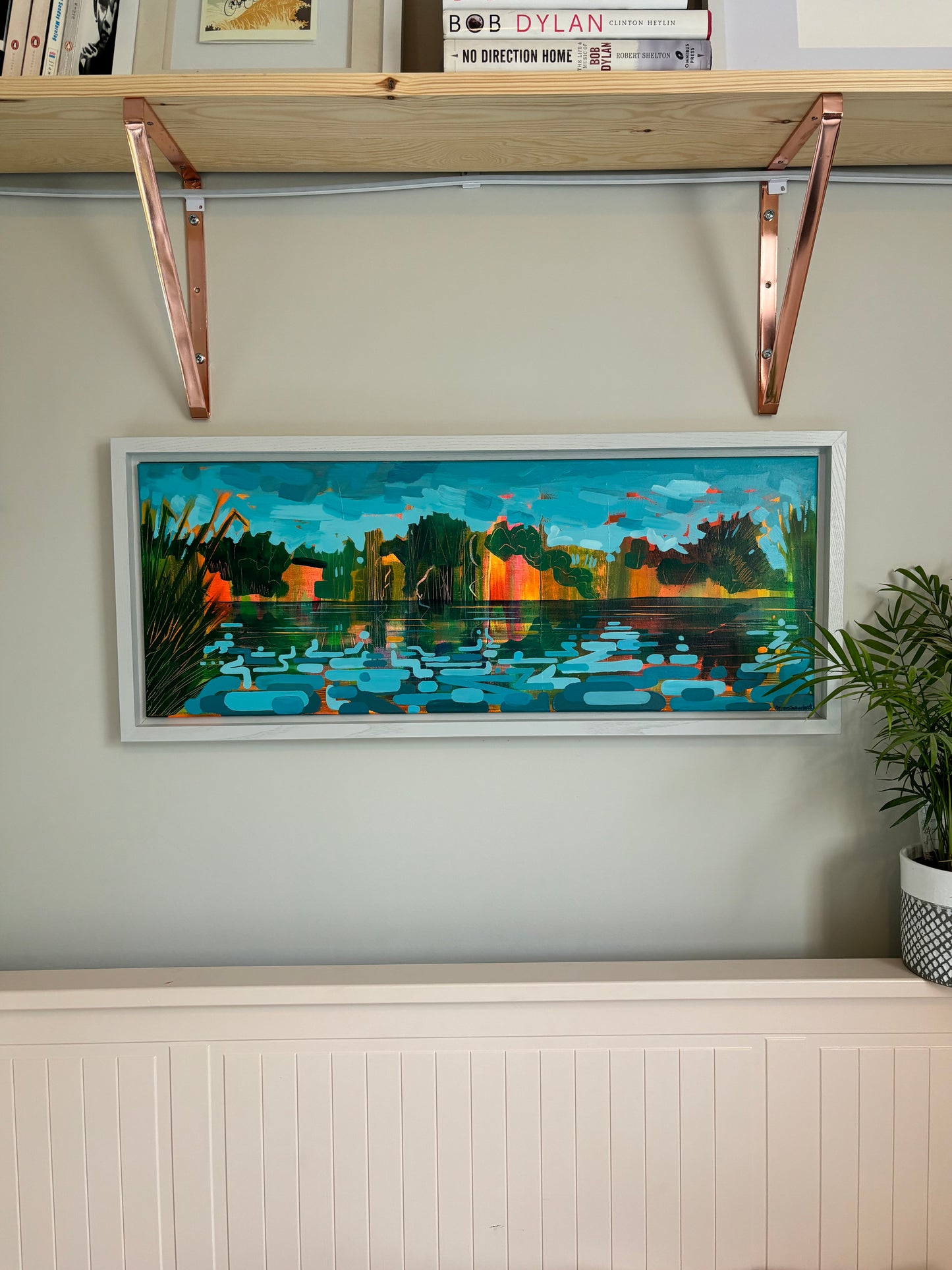 Corsham Lake 2 - original painting