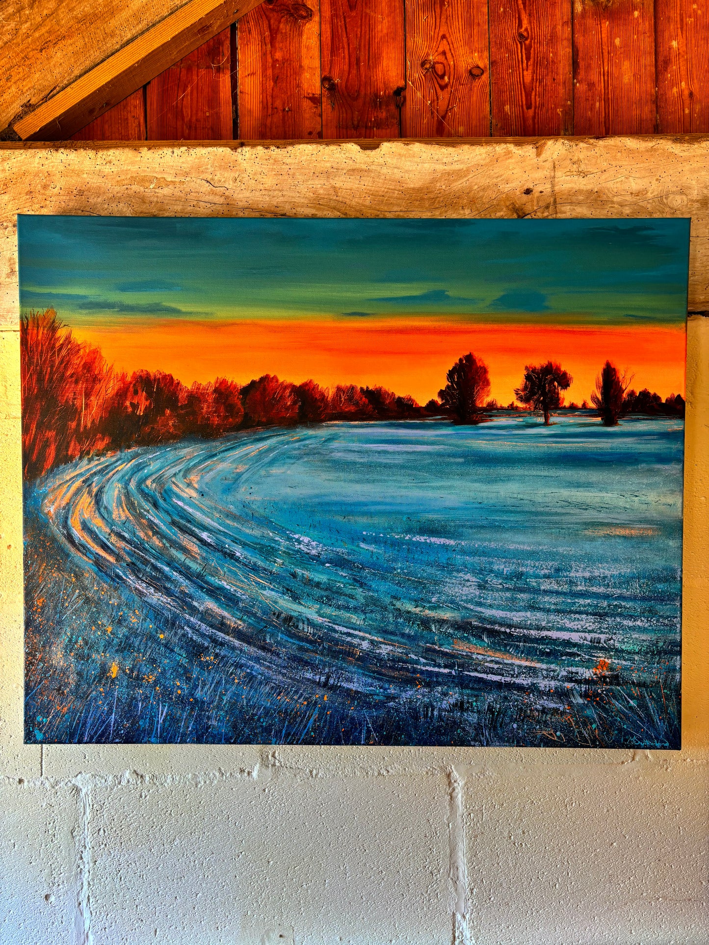 Guyers Field - original painting