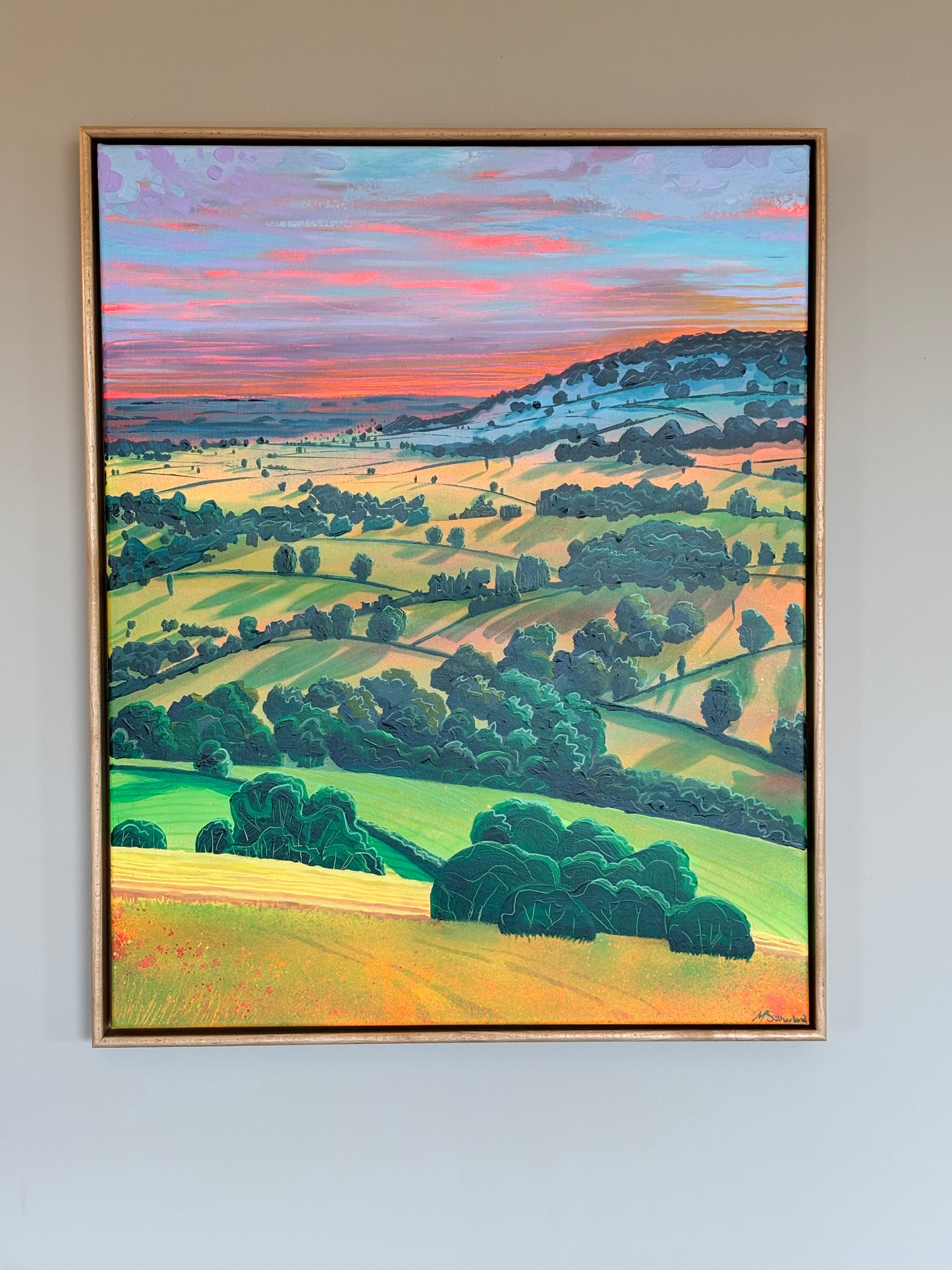 'By Brook, Batheaston and Bath' - original painting