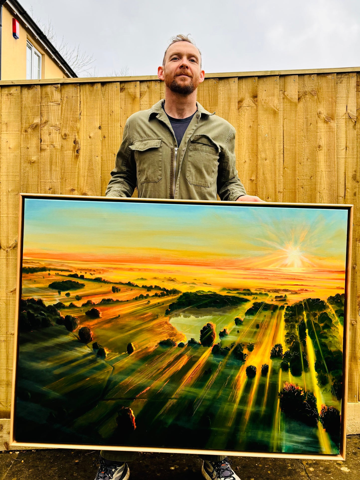 ‘Sunrise on Corsham Court 1’ - original painting