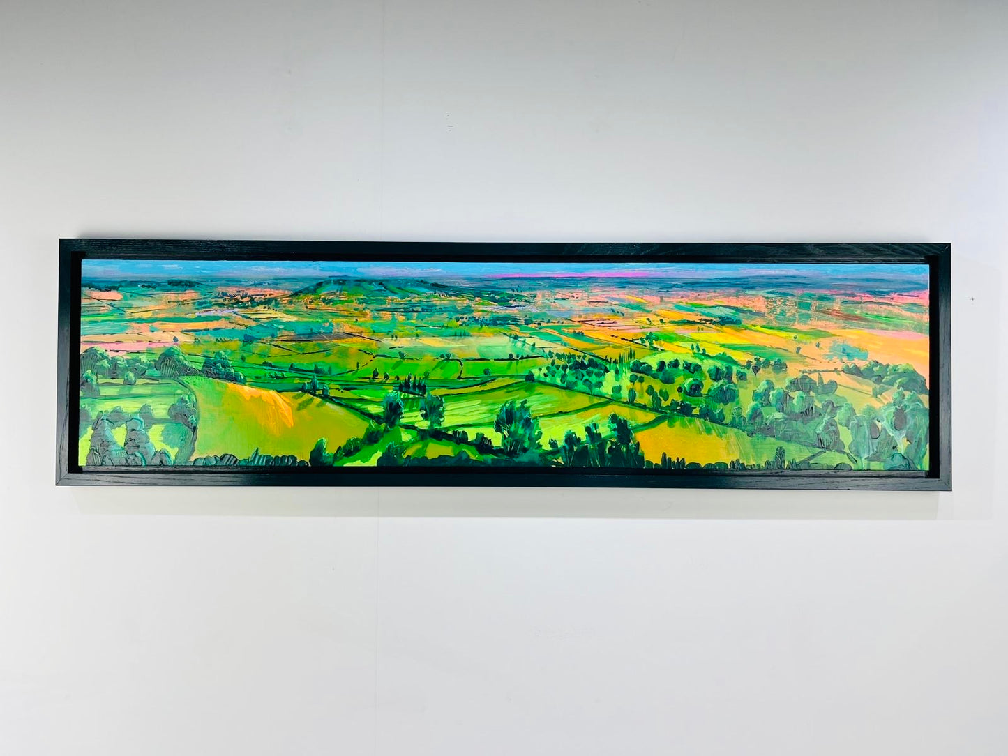 Golden Hour from Glastonbury Tor 2 - Original painting