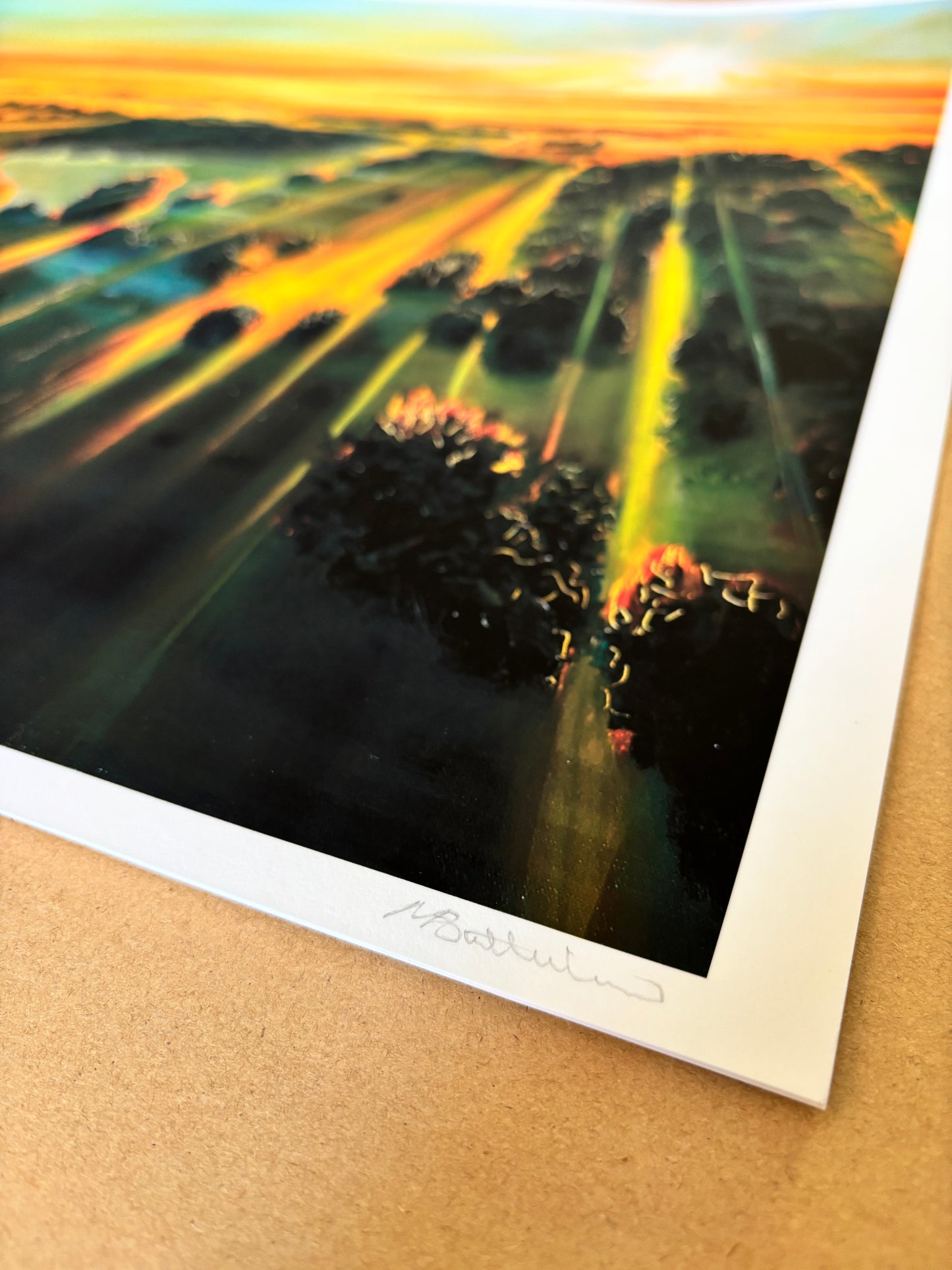 Sunrise on Corsham Court 1 - print options