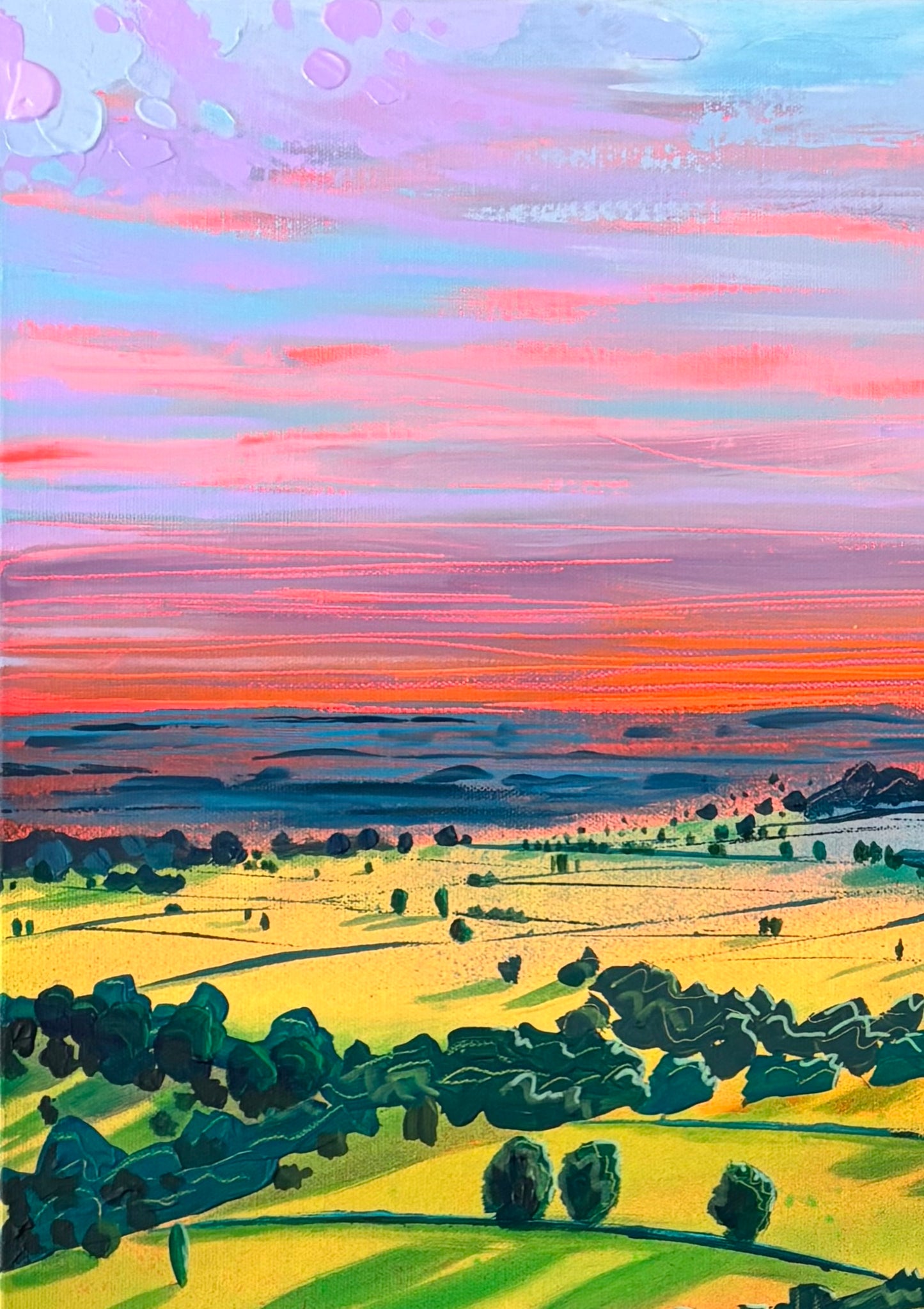 'By Brook, Batheaston and Bath' - original painting