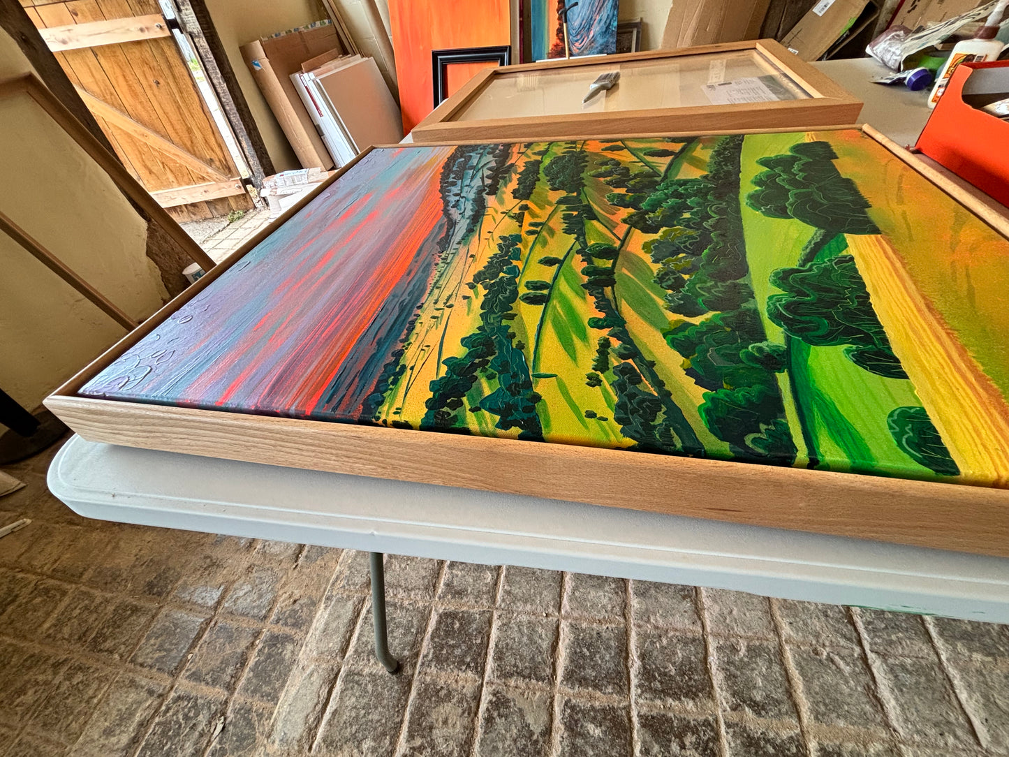 'By Brook, Batheaston and Bath' - original painting