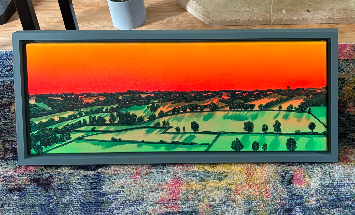 Under the Red Sky 5 - original painting