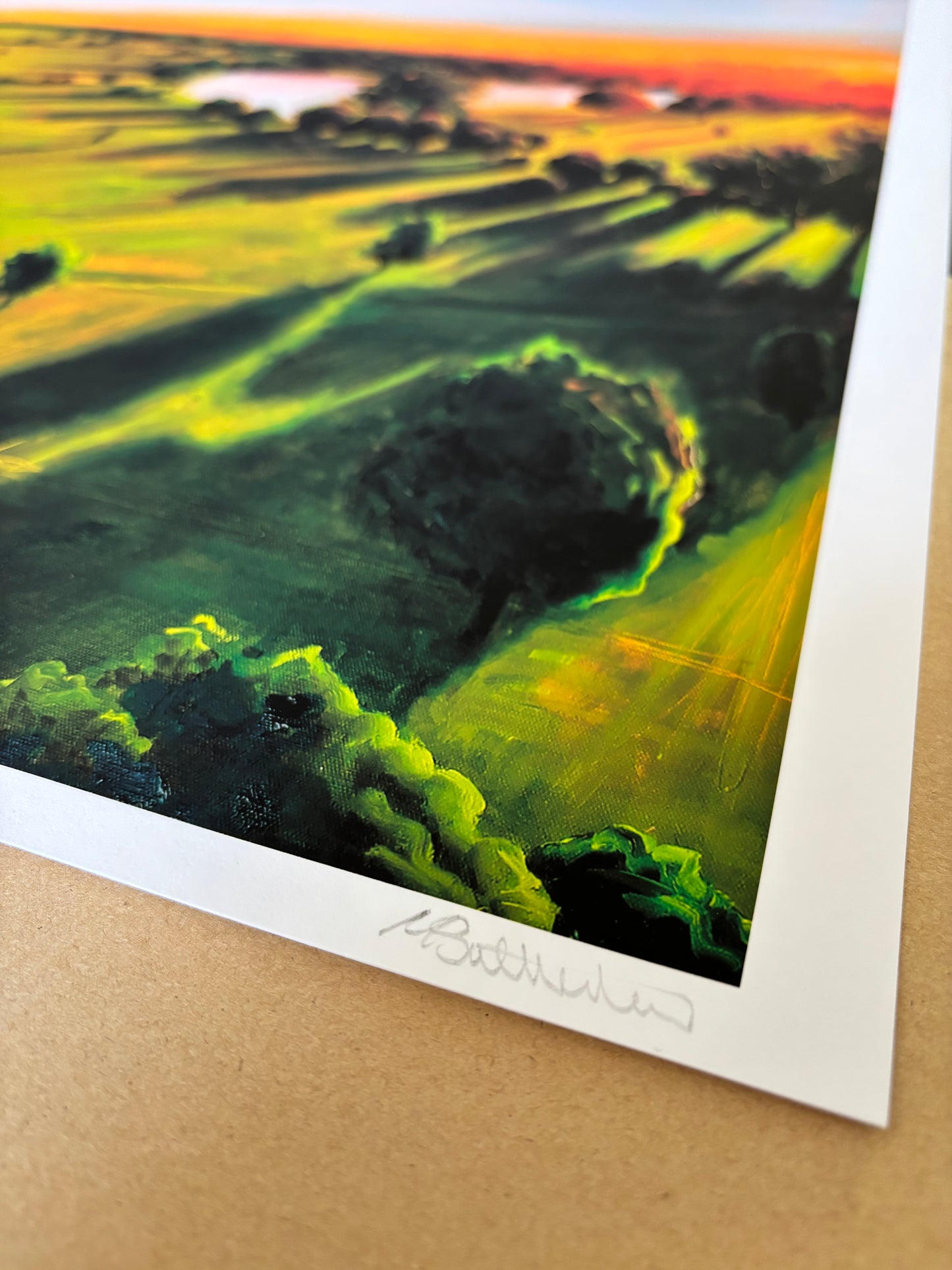 Sunrise on Corsham Court 2 - print options