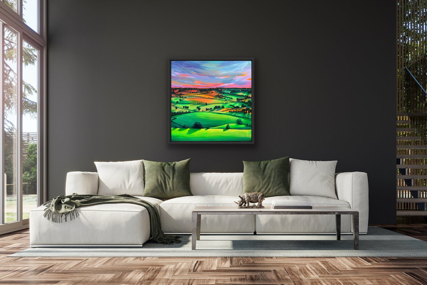 Under the Red Sky 8 - original painting