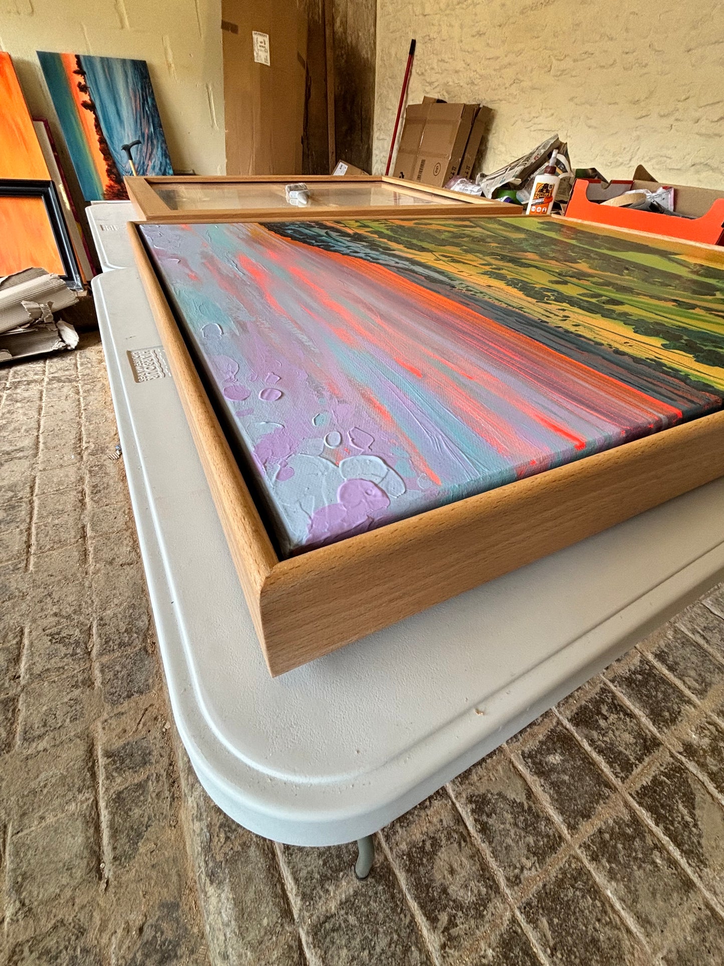 'By Brook, Batheaston and Bath' - original painting