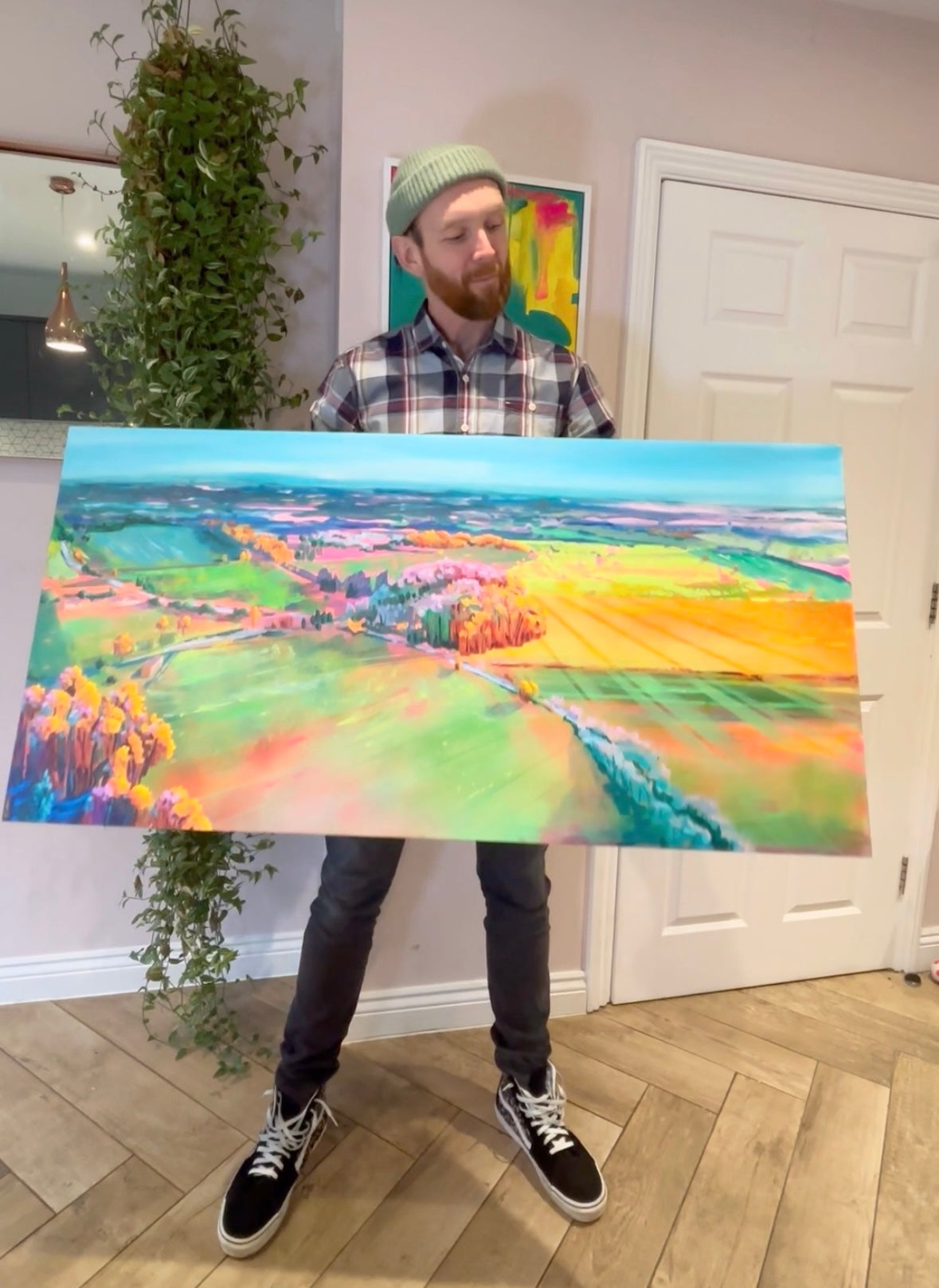 Boxfields at Dawn - Original painting