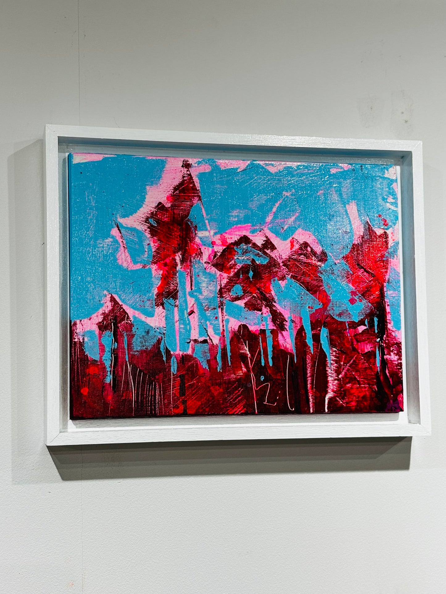 Summer Trees at Dawn - original painting