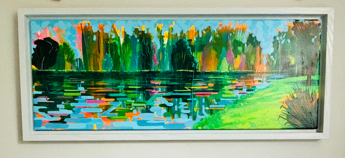 Corsham Lake 1 - original painting
