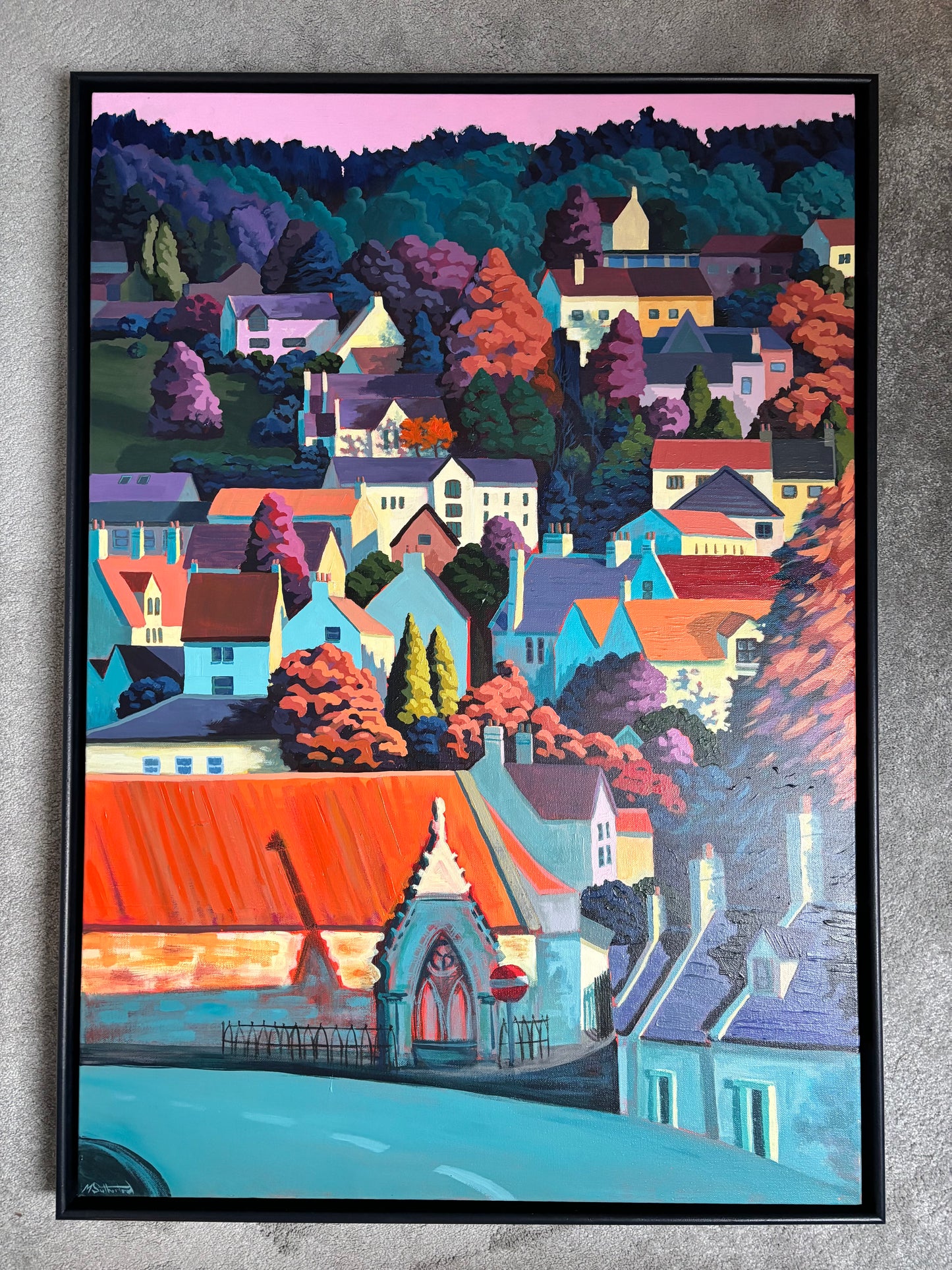 Autumn Dusk - original painting