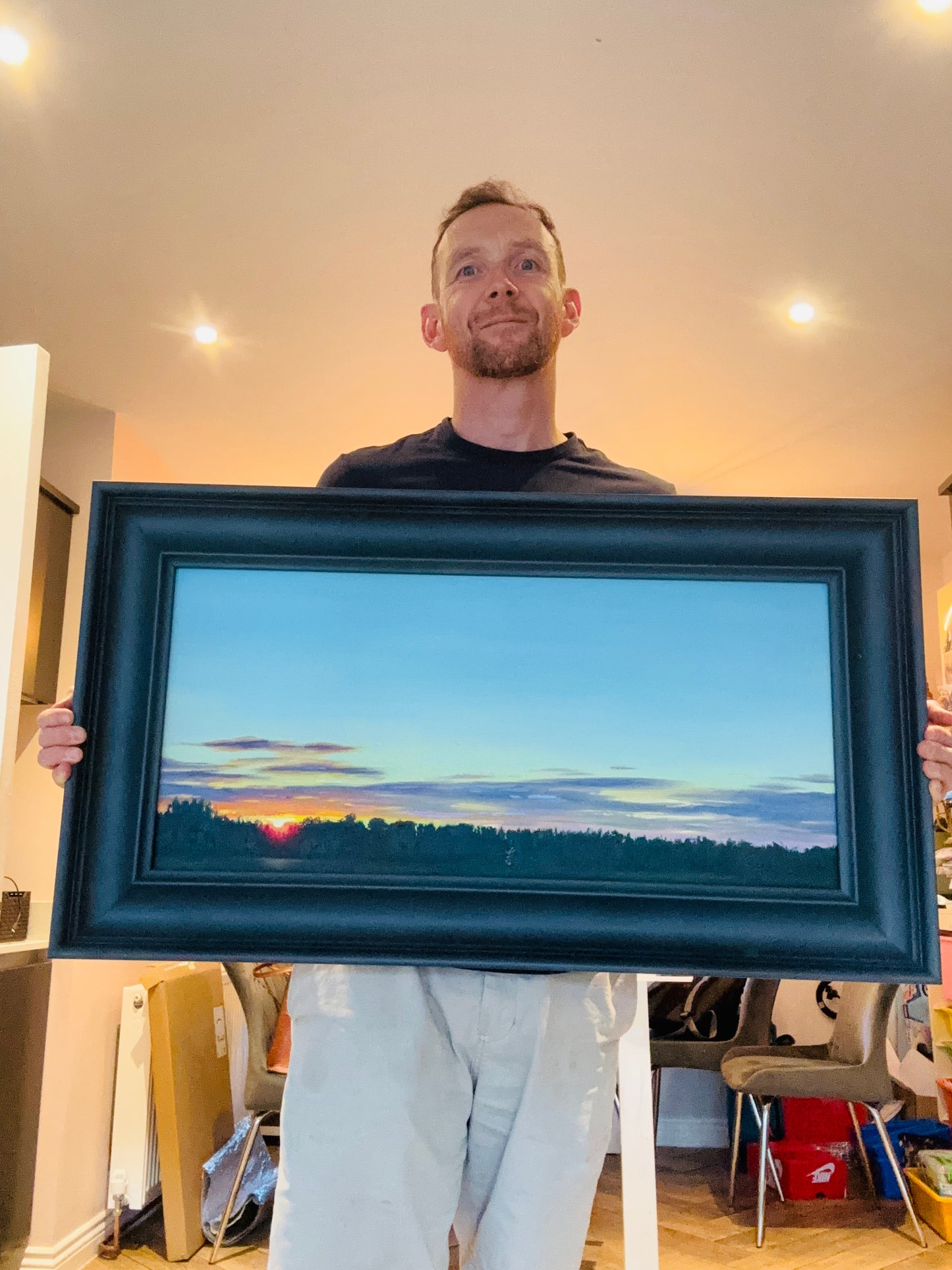 Somewhere, Somewhere in a Field in Wiltshire (alright) - original painting