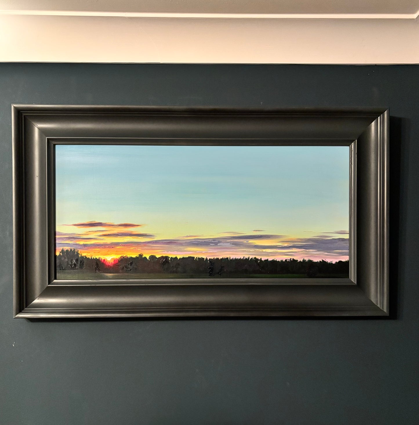 Somewhere, Somewhere in a Field in Wiltshire (alright) - original painting