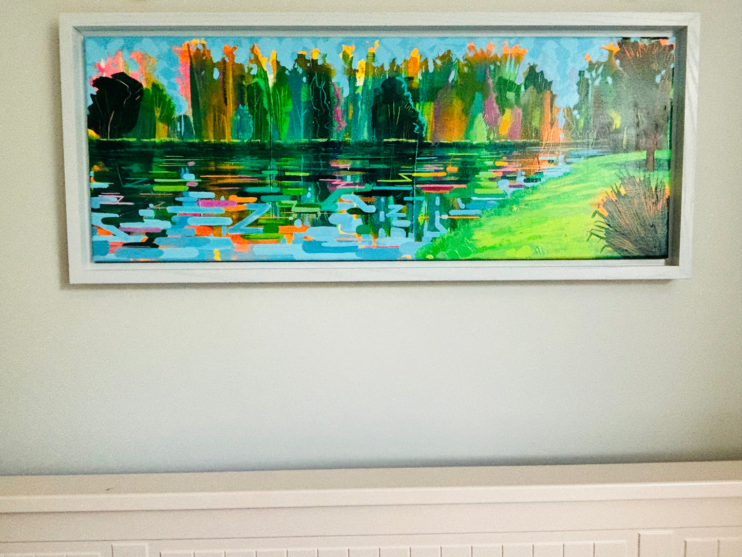 Corsham Lake 1 - original painting