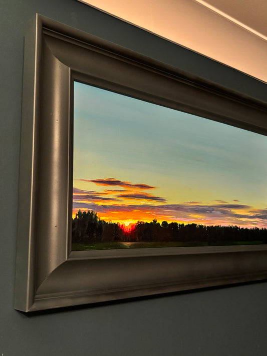 Somewhere, Somewhere in a Field in Wiltshire (alright) - original painting