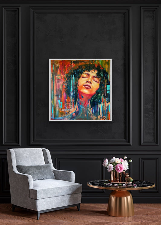 ‘Big Orange Three’ - limited edition signed giclee print 1/50