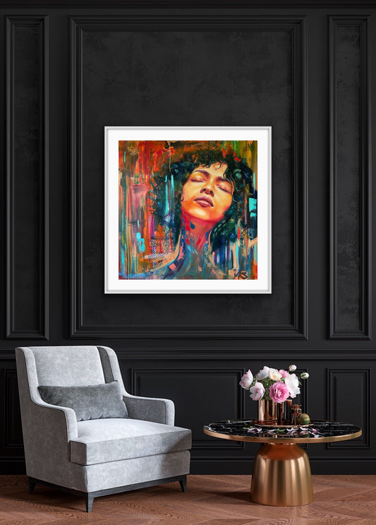 ‘Big Orange Three’ - limited edition signed giclee print 1/50