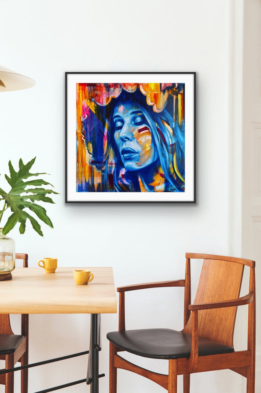 ‘Big Sister Blue’ - limited edition signed giclee print 1/50