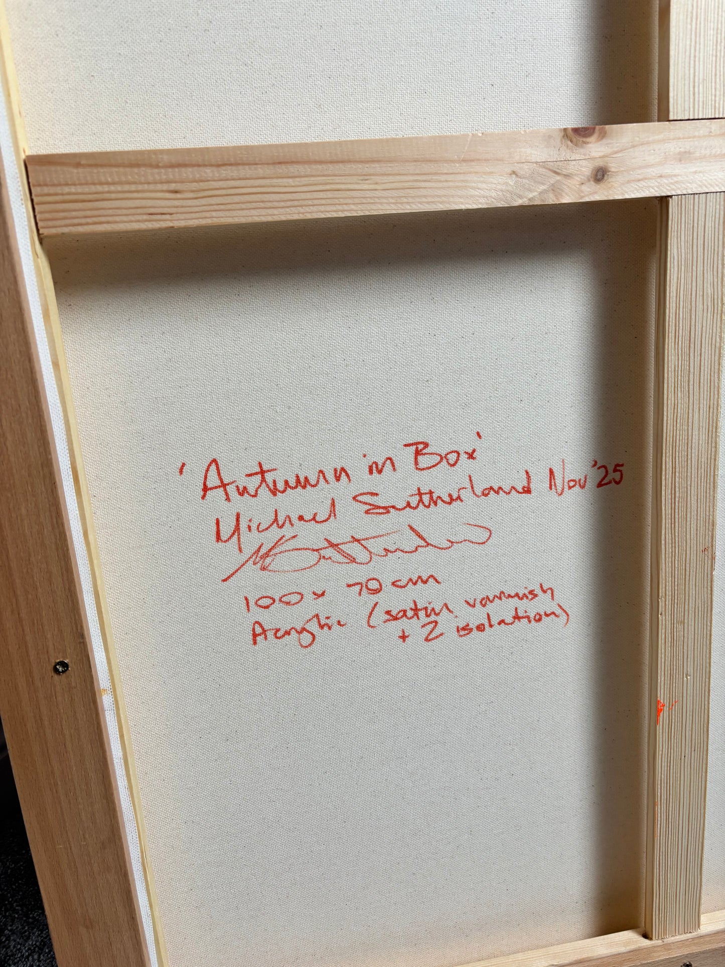 Autumn in Box - original painting