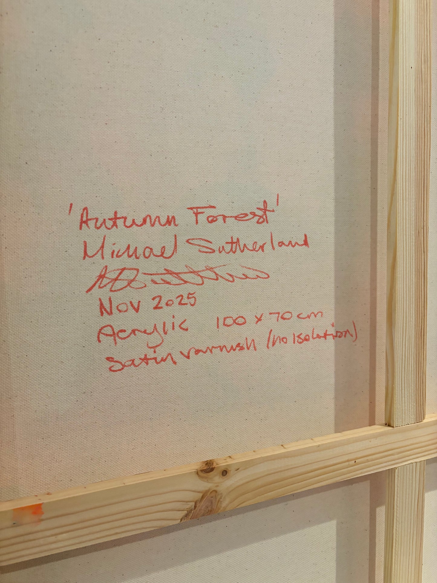 Autumn Forest - original painting