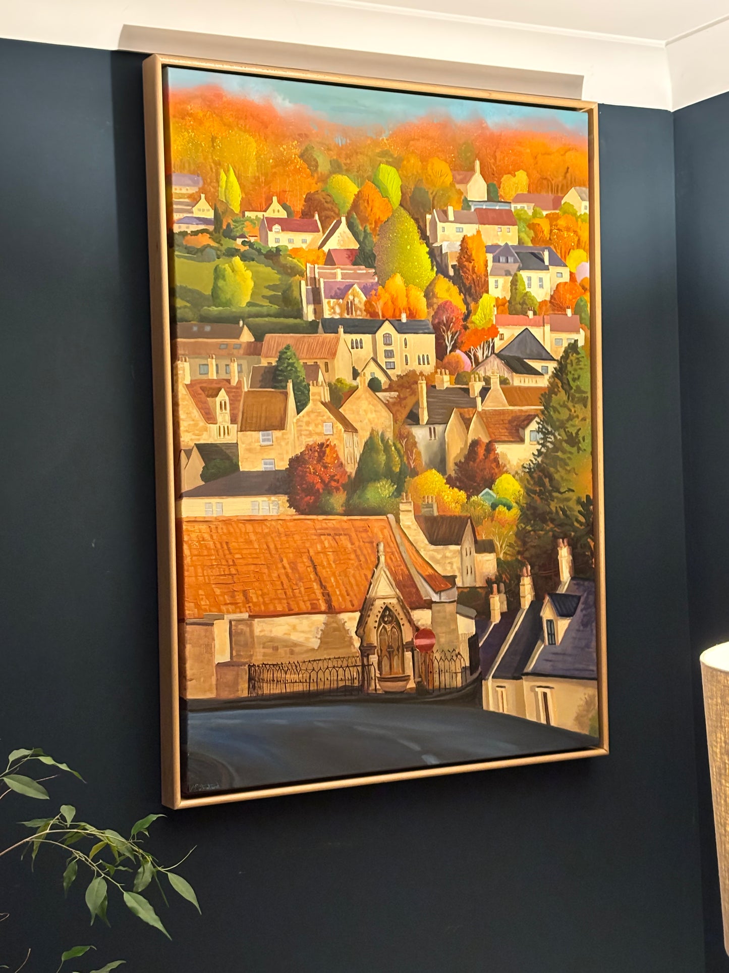 Autumn in a Cotswold Village - original painting